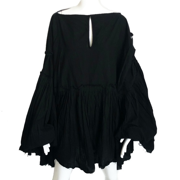 Junya Watanabe Poncho Avante-Garde Ruffle Wrap Tie from Kat Von D Charity Rare M - Picture 1 of 12